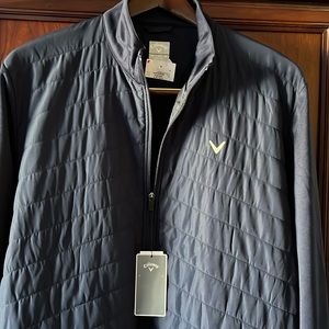 Brand New Callaway Classic Quilted Lightweight Peacoat Jacket Sun Protection UPF